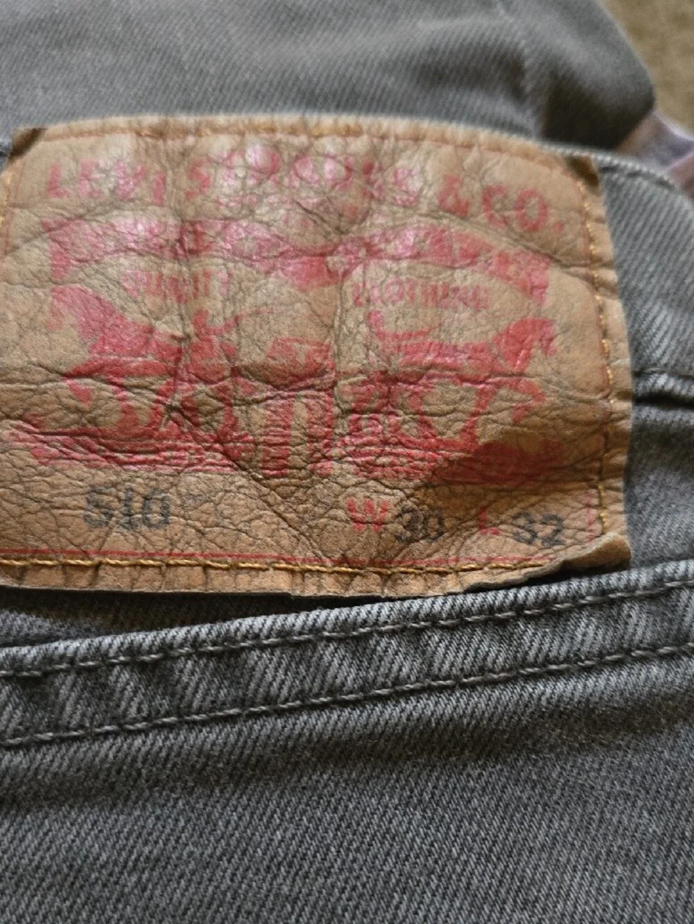 Levi's Men's Charcoal Skinny Jeans
